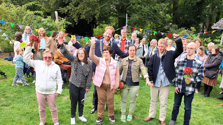 DWW 10 jaar met Burgemeester